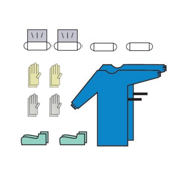 Набір індивідуального захисту (член КІК), нестерильний, одноразового використання ,ТМ «АХІЛЛ»
